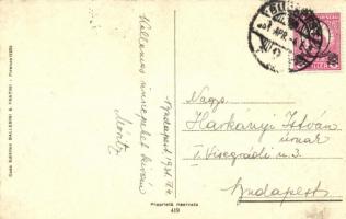 Easter, egg couple; Italian art deco greeting card, Ballerini & Fratini 419. s: Piattoli