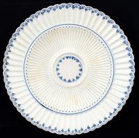 Antik dísztányér, kézzel festett, jelzett, hibátlan, d: 22 cm