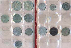 Bulgária 131db-os vegyes fémpénz gyűjtemény 2 albumban és berakólapokon, közte néhány szerb érme T:v...