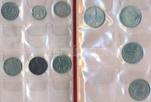 Bulgária 131db-os vegyes fémpénz gyűjtemény 2 albumban és berakólapokon, közte néhány szerb érme T:v...