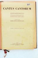 Harmat Artúr-Werner Alajos: Cantus Cantorum. Budapest 1958. Szent István Társulat. Egészvászon kötés...