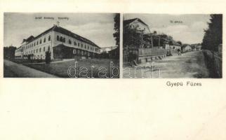 Gyepűfüzes, Kohfidisch; Gróf Erdődy-kastély, Fő utca / castle, main street