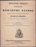 1847 Egyházi Szózat Kisfaludi Kisfaludy Sándor táblaíró, magyar túdós társasági tiszteletbeli tag hamvai fölött Sümeghen, MDCCCXLIV-dik évi, december XIX-kén. Veszprém, Jesztány Totth János nyomtatása.