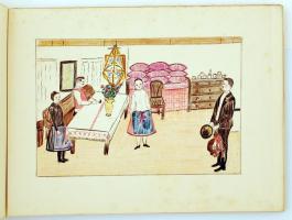 Szántó Ferenc (szerk.): Falusi képeskönyvek I. Palóc lakodalom. Rajzolta: Rácz Veronika. Budapest, 1...