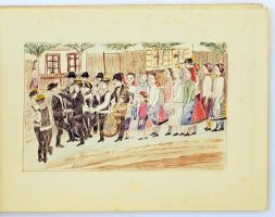 Szántó Ferenc (szerk.): Falusi képeskönyvek I. Palóc lakodalom. Rajzolta: Rácz Veronika. Budapest, 1...