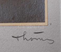 1935 Thöresz Dezső (Békéscsaba): Nyári örömök, aláírt vintage fotóművészeti alkotás, 30x24 cm