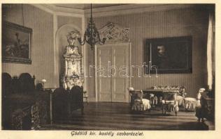 Gödöllő, Királyi kastély, szoba belső (fa)