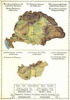Hungarian Irredenta, map of Trianon; Urmánczy Akció folding card (EK)