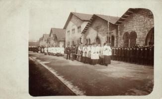 1917 Pola, Bootsmagazine, funeral of Grossadmiral Anton Haus photo