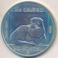 1985. 200Ft Ag "Természetvédelem-vidra" T:BU