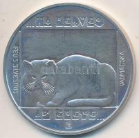1985. 200Ft Ag "Természetvédelem - Vadmacska" T:BU