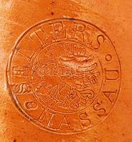 2 db forrásvíztartó kőkorsó, 1 ill. 2 literes űrtartalommal, az egyiken Selters Nassau jelzéssel, d:...