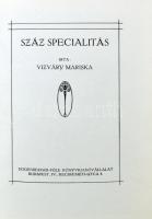 Vízvári Mariska szakácskönyve. Száz specialitás. Budapest, 1986, Minerva. Eggenberger féle kiadás vá...