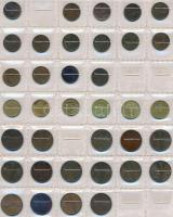 Törökország 191db-os fémpénzgyűjtemény albumban T:vegyes Turkey 191pcs of coins in collectors album C:mixed