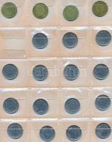 Törökország 191db-os fémpénzgyűjtemény albumban T:vegyes
Turkey 191pcs of coins in collectors album ...