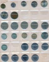 Törökország 191db-os fémpénzgyűjtemény albumban T:vegyes
Turkey 191pcs of coins in collectors album ...