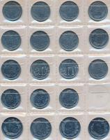 Törökország 191db-os fémpénzgyűjtemény albumban T:vegyes
Turkey 191pcs of coins in collectors album ...