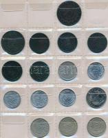 Törökország 191db-os fémpénzgyűjtemény albumban T:vegyes
Turkey 191pcs of coins in collectors album ...