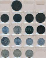 Törökország 191db-os fémpénzgyűjtemény albumban T:vegyes
Turkey 191pcs of coins in collectors album ...