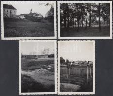 Csáktornya, 4 db fotó, hátoldalon feliratozva, 9x6 cm / Čakovec, Croatia, 4 photos, 9x6 cm