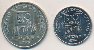 1985. 20Ft + 100Ft "FAO" pár T:BU