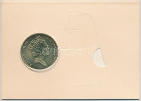 Ausztrália 1990. 5$ Al-Br "Anzac 75. évfordulója" dísztokban T:2 
Australia 1990. 5 Dollar...