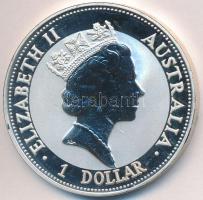 Ausztrália 1992. 1$ Ag "Kookaburra" (1oz/0.999) T:1 Australia 1922. 1 Dollar Ag "Kookaburra" (1oz/0.999) C:UNC