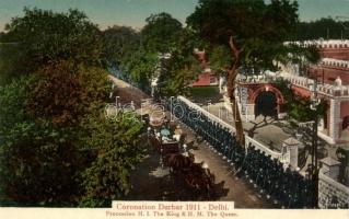 1911 Delhi, Coronation Durbar; George Vs coronation procession
