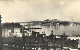 Pola, port, Scoglio Olivi bridge