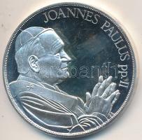 Fülöp Zoltán (1951-) 1991. "Őszentsége II. János Pál pápa magyarországi látogatása emlékére" Ag emlékérem (31,5g/0.999/42,5mm) T:1- (PP)