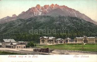 Toblach, Hotel Toblach, railway station