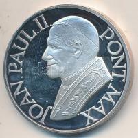 1991. "Őszentsége II. János Pál Magyarországon" Ag emlékérem (31,2g/0.999/39mm) T:2 (PP)