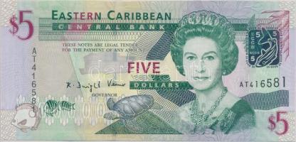 Kelet-Karibi Államok 2003. 5$ T:I Eastern Caribbean States 2003. 5 Dollars C:UNC