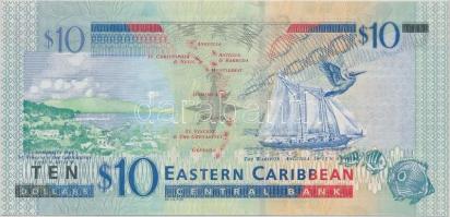 Kelet-Karibi Államok 2003. 10$ T:I- hajtatlan
Easter Caribbean States 2003. 10 Dollars C:AU unfolded