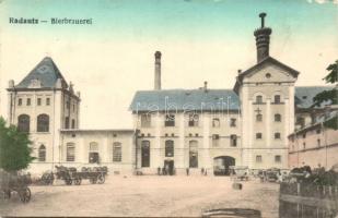 Radauti, Radóc, Radautz; Bierbrauerei, Verlag Moritz Gottlieb / brewery