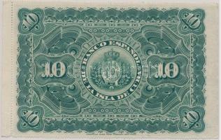 Kuba/Spanyol adminisztráció 1896. 10P T:I- hajtatlan
Cuba/Spanish administration 1896. 10 Pesos C:AU...