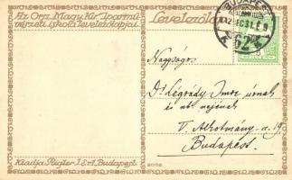 'Az Iparművészeti Iskola levelezőlapjai' Ungarische Werkstätte no. 2002. kiadja Rigler Rt....