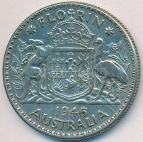 Ausztrália 1946. 1FL Ag "VI. György" T:2- Australia 1946. 1 Florin Ag "George VI" C:VF