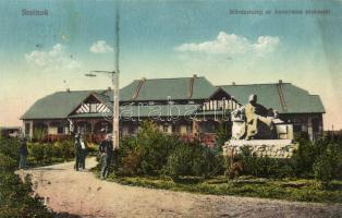 Szolnok, Művésztelep, Anonymus szobor (Rb)