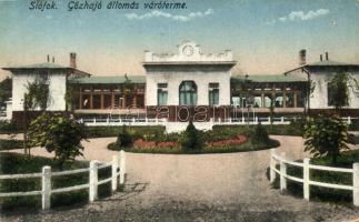 Siófok gőzhajó állomás váróterme, Divald és Monostory