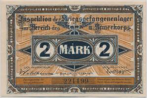 Német Birodalom/Berlin hadifogolytábor 1917. 2M T:I- hajtatlan German Empire/Berlin POW camp 1917. 2 Mark C:AU unfolded