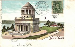 New York, Grants Tomb, litho