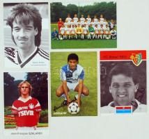 cca 1980-1990 a Grasshopper futballcsapat valamint egyéb német csapatok játékosainak részben nyomtat...