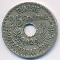 Tunézia 1920. 25c NiBr T:2,2- Tunisia 1920. 25 Centimes NiBr C:XF,VF