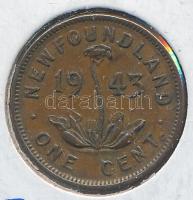 Kanada/Új-Fundland 1943C 1c Br "VI. György" T:2- Canada/Newfoundland 1943C 1 Cent Br "George VI" C:VF