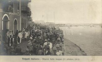 1911 Tripoli Italiana, Sbarco delle truppe / Italian landing in Libya