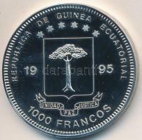 Egyenlítői-Guinea 1995. 1000Fr CuNi "Basel Taube 150. évforduló" T:PP Equatorial Guinea 1995. 1000 Francs CuNi "150th anniversary of Basel Taube" C:PP Krause KM#84.2