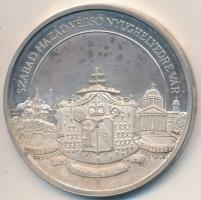 Bozó Gyula (1913-2004) / Szabó Géza (1939-) 1991. Mindszenty bíboros emlékére Ag emlékérem "JOS...