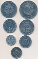 Costa Rica 1983-1989. 25c-20C (7xklf) fémpénz T:vegyes
Costa Rica 1983-1989. 25 Centimos - 20 Colone...