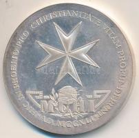 Bozó Gyula (1913-2004) / Szabó Géza (1939-) DN "Johannita rend / 1241. Muhi" Ag emlékérem (36.89g/0.925/42,5mm) T:2 (PP)